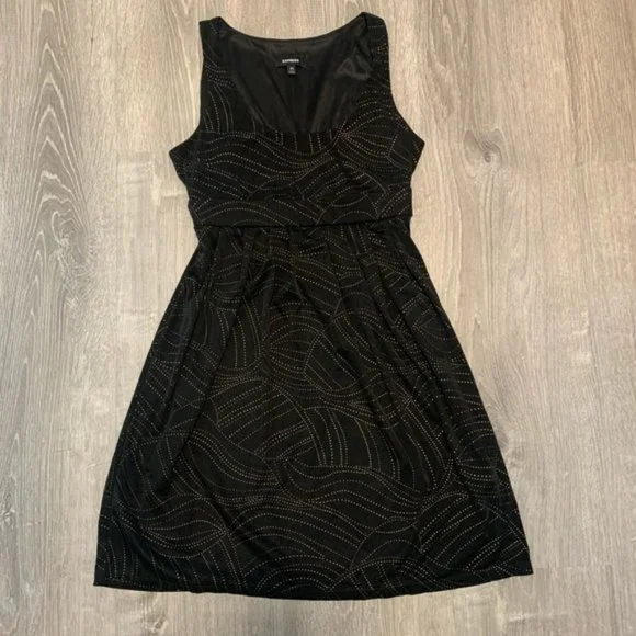 Express Sleeveless Black Dress - Picture 1 of 6